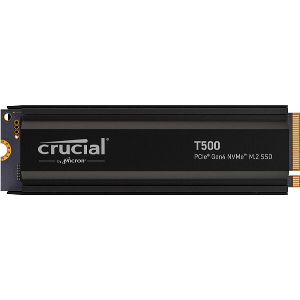 SSD CRUCIAL T500 1TB PCIE GEN4 X4 NVME M.2 2280 WITH HEATSINK CT1000T500SSD5
