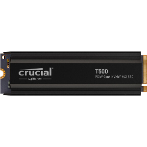 SSD CRUCIAL T500 2TB PCIE GEN4 X4 NVME M.2 2280 WITH HEATSINK CT2000T500SSD5