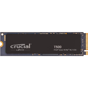 SSD CRUCIAL T500 500GB PCIE GEN4 X4 NVME M.2 2280 CT500T500SSD8