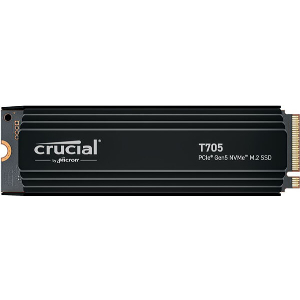 SSD CRUCIAL T705 4TB PCIE GEN5 X4 NVME M.2 2280 WITH HEATSINK CT4000T705SSD5