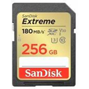 SANDISK EXTREME 256GB SDXC UHS-I CARD U3 V30 SDSDXVV-512G-GNCIN