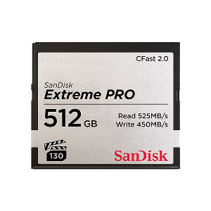 SANDISK SDCFSP-512G-G46D EXTREME PRO 512GB CFAST 2.0 MEMORY CARD