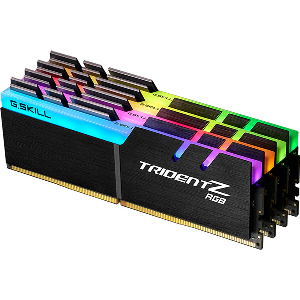 RAM G.SKILL F4-3600C16Q-64GTZRC 64GB (4X16GB) DDR4 3600MHZ TRIDENT Z RGB QUAD CHANNEL KIT
