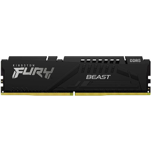 RAM KINGSTON FURY BEAST BLACK 8GB DDR5 6000MHZ CL30 XMP KF560C30BB-8