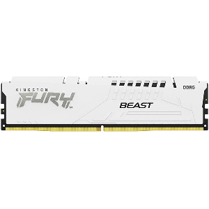 RAM KINGSTON FURY BEAST WHITE 16GB DDR5 6000MT/S CL30 XMP KF560C30BW-16