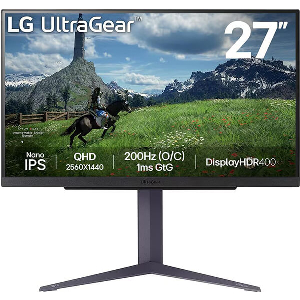 ΟΘΟΝΗ LG ULTRAGEAR 27GS85Q-B 27'' LED QHD NANO IPS 180HZ BLACK