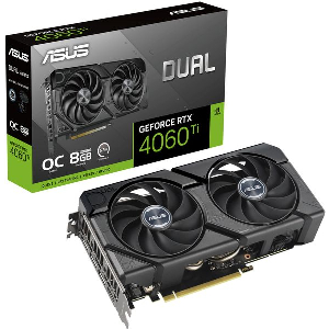VGA ASUS NVIDIA GEFORCE RTX4060TI 8GB DUAL GDDR6 RETAIL