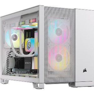 CASE CORSAIR 2500D AIRFLOW DUAL CHAMBER TEMPERED GLASS MIDI-TOWER WHITE