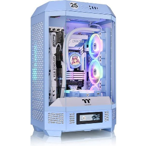 CASE THERMALTAKE THE TOWER 300 MICRO TOWER CHASIS MINI-ITX HYDRANGEA BLUE