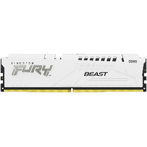 RAM KINGSTON FURY BEAST WHITE 16GB DDR5 6000MT/S CL36 AMD EXPO KF560C36BWE2-16