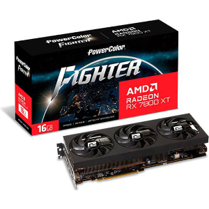 VGA POWERCOLOR AMD RADEON FIGHTER RX 7800 XT 16GB RETAIL