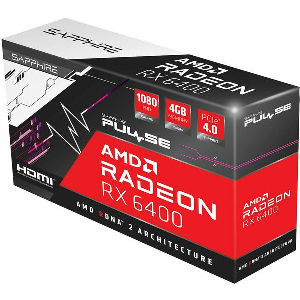 VGA SAPPHIRE AMD RADEON RX6400 PULSE GAMING OC 4GB HDMI/DP RETAIL