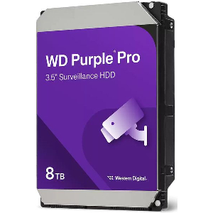 HDD WESTERN DIGITAL WD8002PURP PURPLE PRO SURVEILLANCE 8TB 3.5'' SATA 3