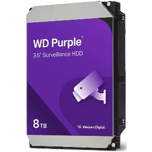 HDD WESTERN DIGITAL WD85PURZ PURPLE SURVEILLANCE 8TB 3.5'' SATA3