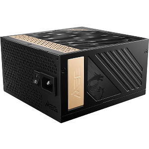 PSU MSI MEG AI1300P PCIE5 UNIT 1300W 24-PIN ATX ATX BLACK
