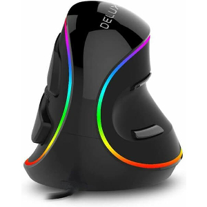 DELUX M618PLUS WIRED VERTICAL MOUSE 4000DPI RGB