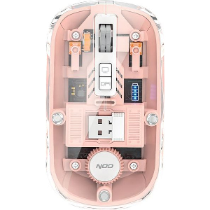 NOD CYBERPINK ΕΠΑΝΑΦΟΡΤΙΖΟΜΕΝΟ ΑΣΥΡΜΑΤΟ ΟΠΤΙΚΟ ΠΟΝΤΙΚΙ 1600DPI