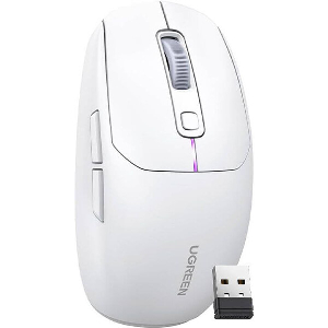 UGREEN MU103 WHITE 15629 MOUSE WIRELESS 2.4 GHZ & BLUETOOTH