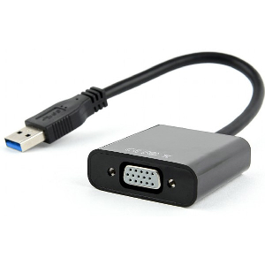 CABLEXPERT AB-U3M-VGAF-01 USB3 TO VGA VIDEO ADAPTER BLACK BLISTER