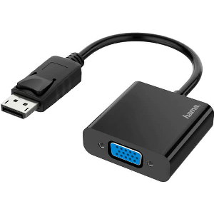 HAMA 200337 VIDEO ADAPTER DISPLAYPORT PLUG - VGA SOCKET FULL-HD 1080P