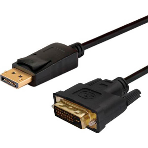 SAVIO CL-122 DISPLAYPORT (M) - DVI (M) CABLE 3M BLACK