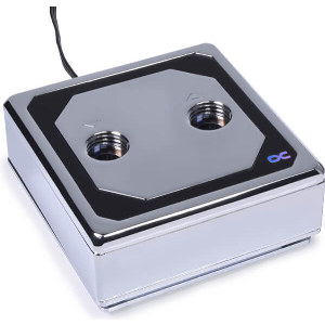 ALPHACOOL EISBLOCK XPX AURORA EDGE - FULL BRASS CHROME DIGITAL RGB