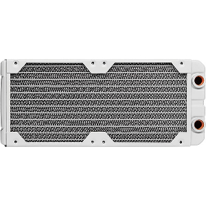 CORSAIR HYDRO X RADIATOR XR5 240MM 2X120MM RADIATOR 33MM THICK WHITE