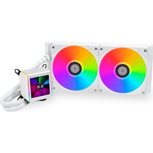LIAN LI GALAHAD II LCD 280 WHITE - AIO GPU LIQUID COOLER WITH ARGB FANS