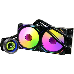 LIAN LI GALAHAD II TRINITY 240 SL-INF BLACK - AIO GPU LIQUID COOLER WITH ARGB INFINITY FANS