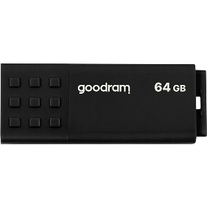 GOODRAM UME3 64GB USB 3.2 FLASH DRIVE BLACK UME3-0640K0R11