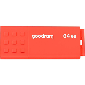 GOODRAM UME3 64GB USB 3.2 FLASH DRIVE ORANGE UME3-0640O0R11