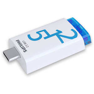 PHILIPS CLICK SERIES 512GB USB 3.2 TYPE-C FLASH DRIVE OTG OCEAN BLUE FM51FD175B/00