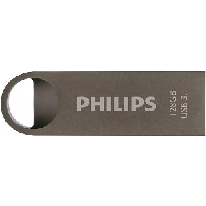 PHILIPS MOON 128GB USB 3.1 FLASH DRIVE SPACE GREY FM12FD165B/00