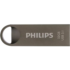 PHILIPS MOON 32GB USB 3.1 FLASH DRIVE SPACE GREY FM32FD165B/00