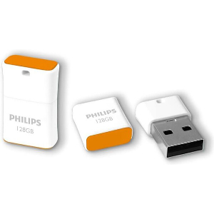 PHILIPS PICO EDITION 128GB USB 2.0 FLASH DRIVE SUNRISE ORANGE FM12FD85B/00