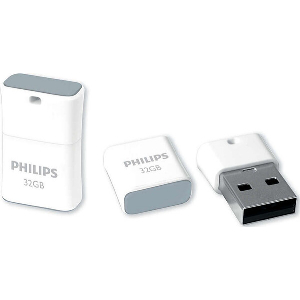 PHILIPS PICO EDITION 32GB USB 2.0 FLASH DRIVE SHADOW GREY FM32FD85B/00