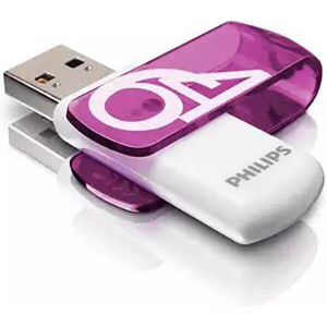 PHILIPS VIVID EDITION 64GB USB 2.0 FLASH DRIVE MAGIC PURPLE 2-PACK FM64FD05D/00