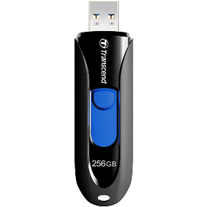 TRANSCEND JETFLASH 790 256GB USB 3.2 GEN 1/3.1 GEN 1 FLASH DRIVE BLACK TS256GJF790K