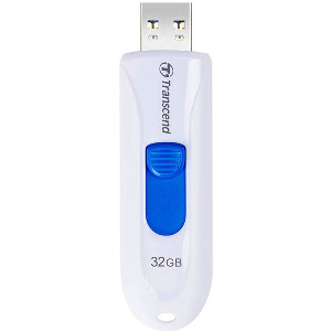 TRANSCEND JETFLASH 790 32GB USB 3.2 GEN 1/3.1 GEN 1 FLASH DRIVE WHITE TS32GJF790W
