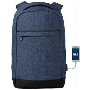 BLAUPUNKT ΣΑΚΙΔΙΟ ΠΛΑΤΗΣ ΑΔΙΑΒΡΟΧΟ ΜΕ ΘΥΡΑ USB BLP0390-116 NAVY ΜΠΛΕ