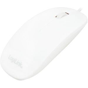 LOGILINK ID0062 SLIM OPTICAL MOUSE USB 1000DPI WHITE