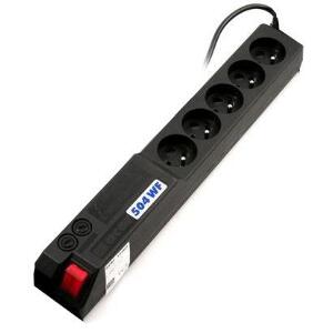 ACAR SURGE PROTECTOR 504WF 5 SOCKETS 3M BLACK