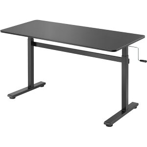 LOGILINK EO0027 MANUALLY ADJUSTABLE SIT-STAND DESK, BLACK