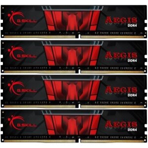 RAM G.SKILL F4-3200C16Q-64GIS 64GB (4X16GB) DDR4 3200MHZ AEGIS QUAD KIT