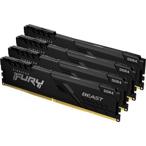 RAM KINGSTON KF432C16BBK4/128 FURY BEAST 128GB (4X32GB) DDR4 3200MHZ QUAD KIT