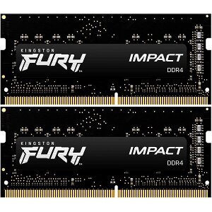 RAM KINGSTON KF432S20IBK2/32 FURY IMPACT 32GB (2X16GB) SO-DIMM DDR4 3200MHZ DUAL KIT