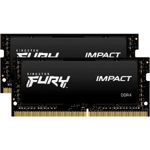 RAM KINGSTON KF432S20IBK2/64 FURY IMPACT 64GB (2X32GB) SO-DIMM DDR4 3200MHZ DUAL KIT