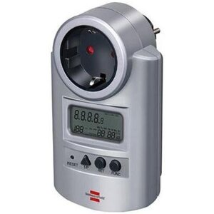 BRENNENSTUHL 1506600 PRIMERA-LINE WATTAGE AND CURRENT METER PM 231 E SILVER