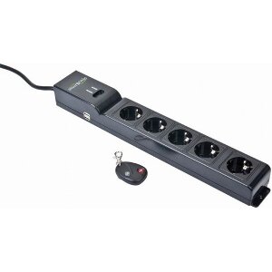 ENERGENIE EG-SP5-U6B-RM REMOTE CONTROLLED 5 SOCKET SURGE PROTECTOR