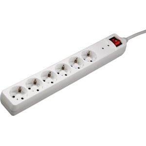 HAMA 137238 POWER STRIP HAMA 6-WAY WITH SWITCH 3 M BLACK